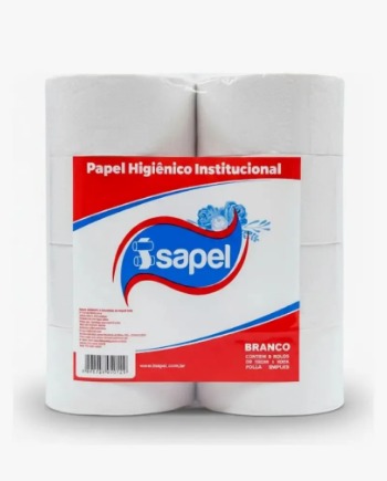 PAPEL HIGIENICO INSTITUCIONAL 300METROS - Demétrio Distribuidora Caraguatatuba